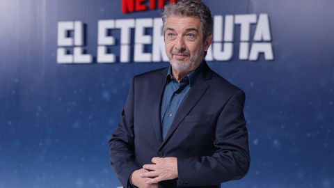 El actor Ricardo Darn posa durante el preestreno de la serie argentina El Eternauta, el pasado mes de abril.