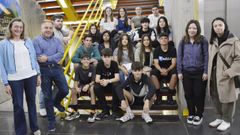 Alumnos del colegio Santo ngel expusieron sus trabajos sobre cultura clsica en la Facultad de Historia de Ourense.