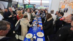 Degustacin de productos del mar en Expomar