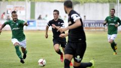 H�ber Pena estir� la banda izquierda del Racing de Ferrol en el segundo tiempo en A Pedreira