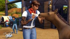 Un momento del juego Los Sims