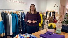 Jesica Pe�a est� al frente de Curve-�-Porter, una tienda de tallas grandes en Oviedo