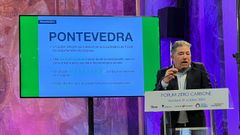 Fern�ndez Lores, durante su intervenci�n en el Forum Zero Carbone, en Toulouse (Francia)