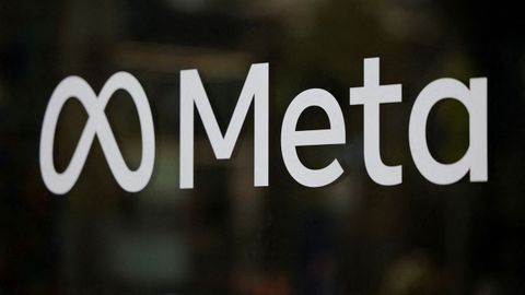 Logotipo de Meta en su laboratorio en Los �ngeles