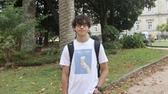Alejandro Sambade Caamaño cursó segundo de bachillerato en el IES Torrente Ballester de Pontevedra y va a estudiar Filología Clásica en la USC