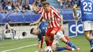 Nacho M�ndez en el Oviedo - Sporting