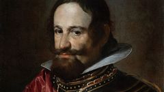 Detalle del retrato del conde-duque de Olivares atribuido a Vel�zquez por Salvador Salort-Pons