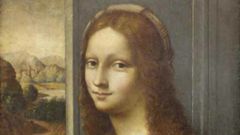 Detalle del lienzo �Ritratto di dama con pelliccia�