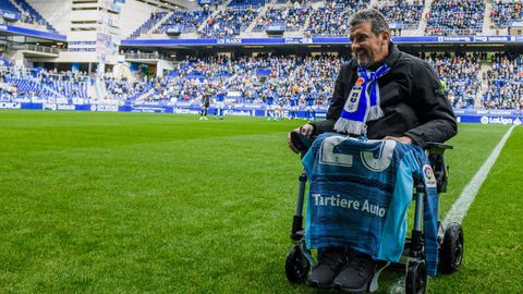 Juan Carlos Unzu, en el Carlos Tartiere