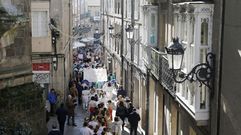 Desfile de entroido por las calles del centro de Ourense