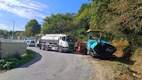 Inicio de las obras del Concello de Barbad�s