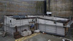 Obras de la planta de biomasa en en campus