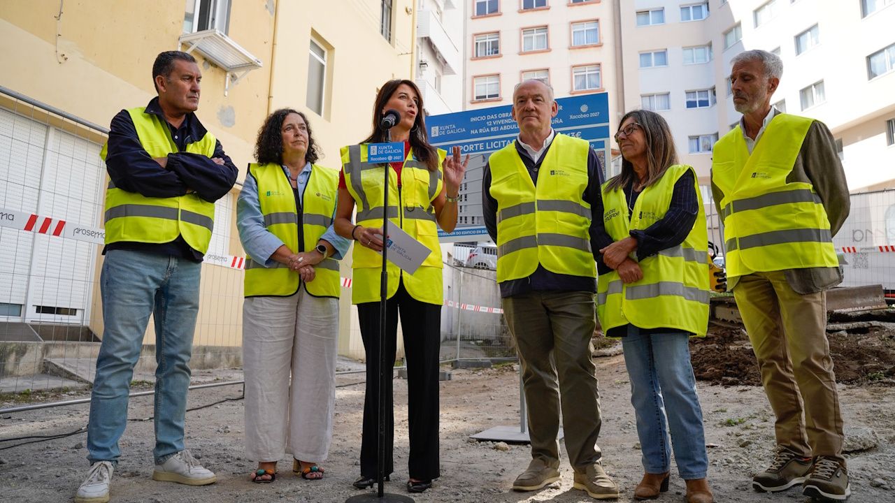 La Xunta inicia la construcción de 12 viviendas públicas en la calle Rey Abdullah de A Coruña con una inversión de 2,2 millones
