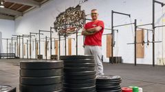 Javier Villar, due�o de Castrexos Box, posa en las instalaciones.