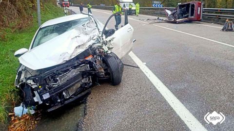 Accidente de tr�fico en la N-630