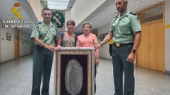 Entrega a su due�a de un cuadro de la virgen de Guadalupe robado hace cinco a�os
