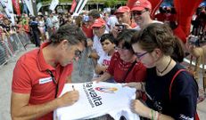 Delgado mantiene intacto su carisma entre los aficionados. 