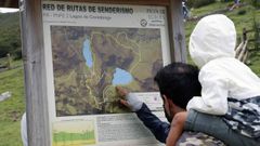 Turistas en los Lagos de Covadonga