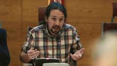 Los v�deos con los que el PP ha querido sonrojar a Iglesias en la comisi�n de financiaci�n de partidos en el Senado