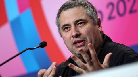 Radu Jude en la presentaci�n de �Kontinental 25�