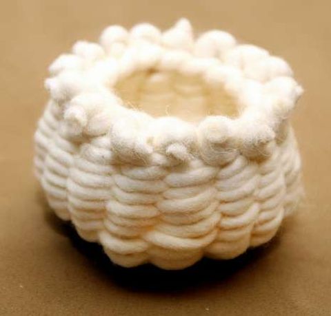 Las originales cestitas dan una idea de la clave del negocio.