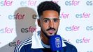 Chris Ramos, en su presentaci�n con el Real Oviedo