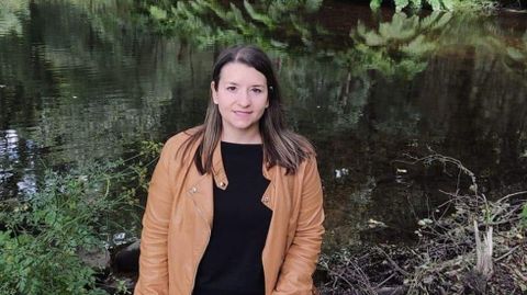 Lorena Peleteiro, candidata PSOE en Punxín