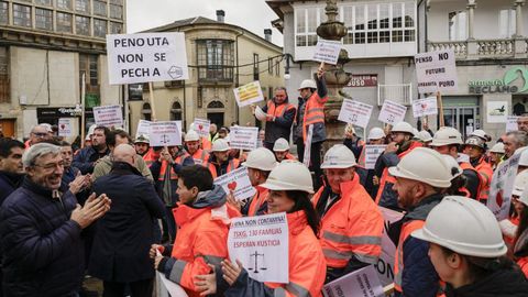 El personal protagonizó varias protestas para pedir la reapertura de la mina.