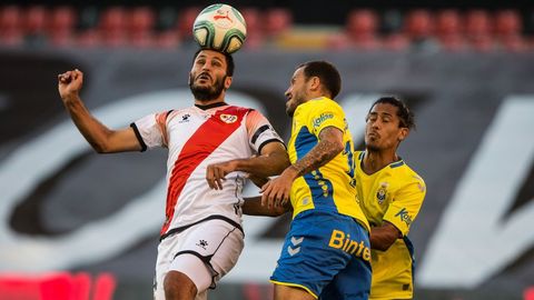 Qasmi, durante un partido contra Las Palmas