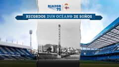 Cartel de la exposici�n sobre los 75 a�os del estadio de Riazor