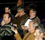 Jorge Pedrosa, ayer, entre los asistentes al encuentro.