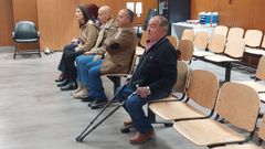 Imagen del juicio celebrado en noviembre, en el que Vigo y cuatro de sus compa�eros de equipo salieron absueltos