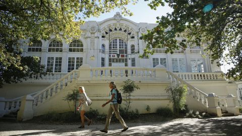 Fachada de la Escola Infantil Santa Susana, situada en la Alameda de Santiago