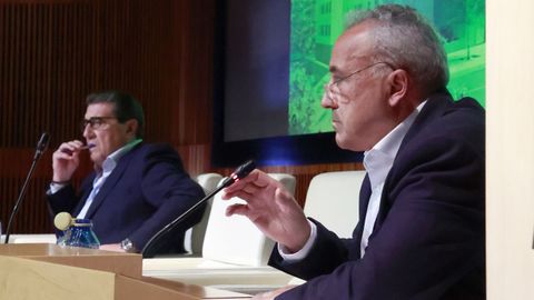 Responsables de Gesvieco, en la asamblea de socios celebrada el pasado 12 de mayo