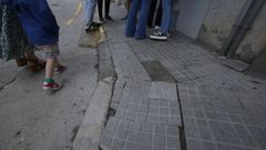 Las aceras, un obst�culo de cada d�a