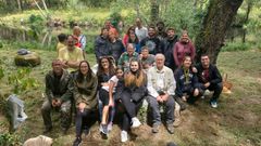 El grupo realiz el pasado ao una visita a Celanova