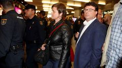 Anna Sim� y Joan Josep Nuet llegan a Madrid