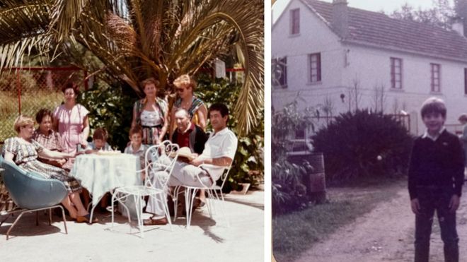 Los d�as felices del molino de A Veiga, durante su conversi�n como vivienda