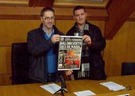 El edil Ismael Pena y el directivo del EDM, Pablo L�pez, ayer.