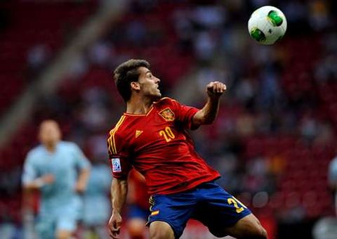 Jonny Castro durante el partido contra Francia.