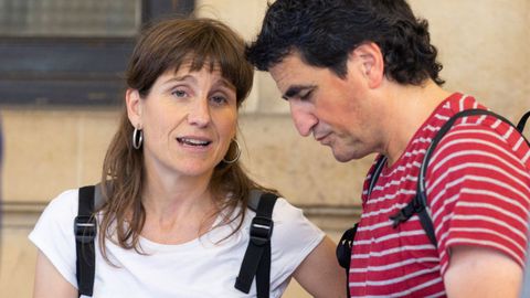  Irati Urrutikoetxea, hija de Josu Ternera, ayer en el Tribunal de Apelaciones de Par�s