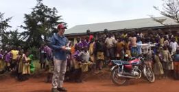 La reacci�n al ver un dron por primera vez