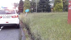 La Guardia Civil comprob� que hab�a da�os en la se�alizaci�n de la carretera