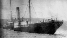 Imagen del County of Cardigan, embarrancado en las restingas del cabo Cee.
