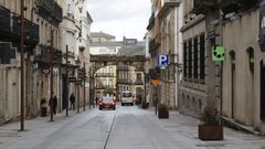 La R�a do Teatro es una de las afectadas por la Zona de Baixas Emisi�ns de Lugo