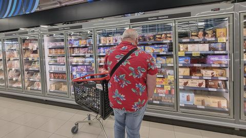 Imagen de archivo de un supermercado