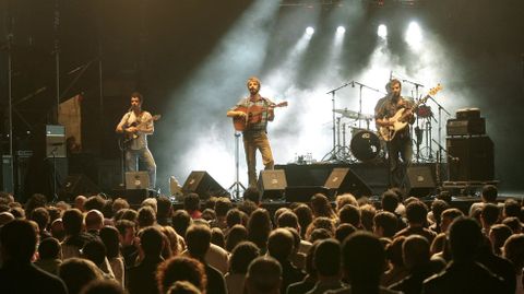 El grupo Manel actu en Lugo en las fiestas de San Froiln del 2011