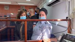 La trabajadora humanitaria espa�ola Juana Ruiz en el tribunal militar israel� de la prisi�n de Ofer, en la Cisjordania ocupada.