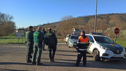 Dispositivo de búsqueda del hombre que desapareció en Verín