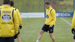 Entreno en Abegondo del Deportivo pensando en el derbi